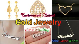 How to Cut | Customized | Latest | Gold | Jewelry | Laser Cutting | Machine | India