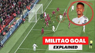 Eder Militao - Goal Against Liverpool