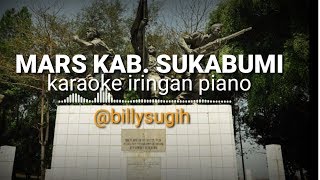 Mars Kabupaten Sukabumi karaoke iringan piano
