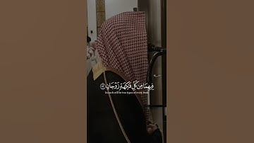 وَلِمَنۡ خَافَ مَقَامَ رَبِّهِ جَنَّتَانِ تلاوة بديعة بصوت محمد اللحيدان #حالات