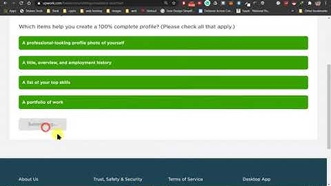 Upwork Readiness Test Answers 2022