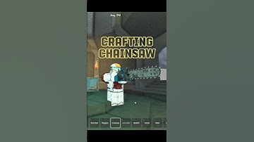 CRAFTING CHAINSAW on 99 nights in the forest