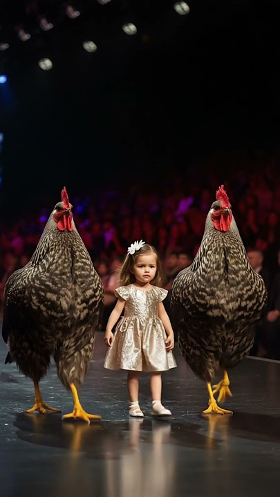 Majestic Guinea Bird and Baby Girl Rock the AGT Stage! 🎤🦅👶  #shorts #agt #guinea
