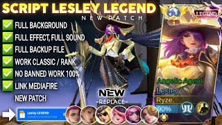 Script Skin Lesley Legend - Angelic Agent No Password | Full Effect & Voice | New Update