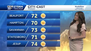 Much cooler today with breezy conditions