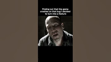 Not a big fan on the saying: "its not a bug, its a feature" #gamedevelopment #memes