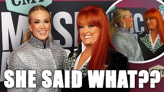 Wynonna Judd Confession To Carrie Underwood Revealed - CMT Music Awards