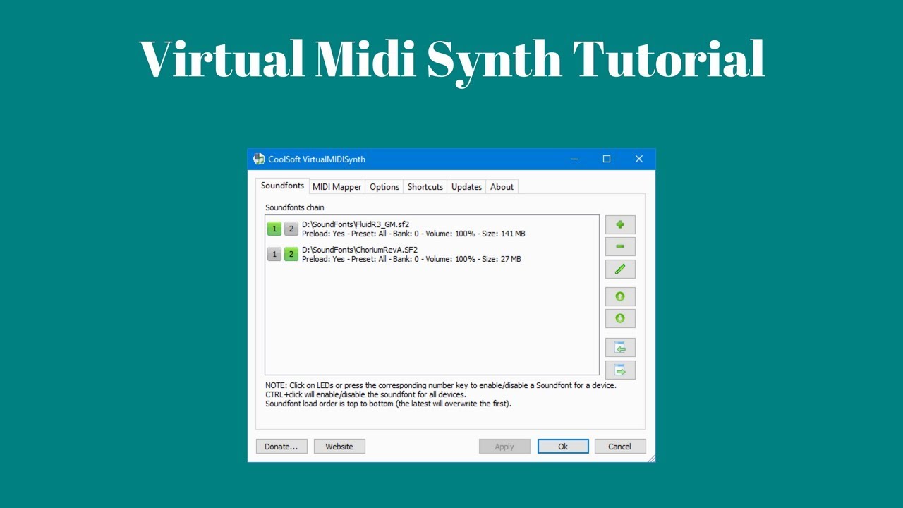 install microsoft midi mapper