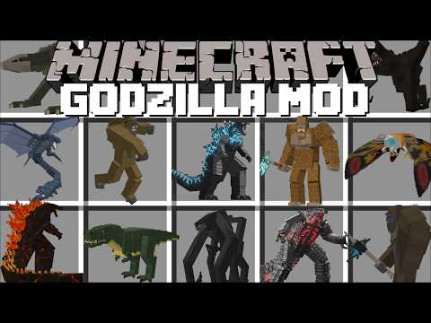 Minecraft GODZILLA VS KING KONG MOD / LET THE BEASTS FIGHT AGAINST EACH OTHER!! Minecraft