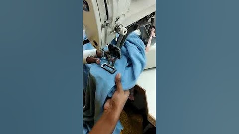 Placket box by bartack machine