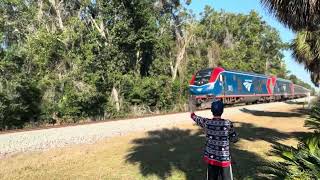 Amtrak 97 Thru Orange Park, FL ft. Double Phase 6 Chargers Leading. 12/24/25. 