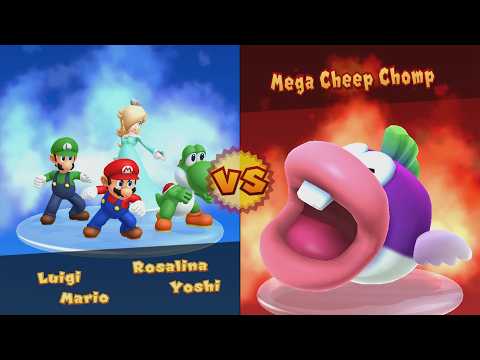 Mario Party 10 - Whimsical Waters - Yoshi vs Rosalina vs Luigi vs Mario