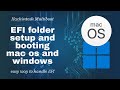 Setup your EFI folder correctly for multiboot with windows | recover opencore  boot menu