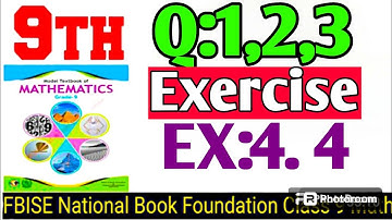 Class 9 Exercise 4.4 Q:1,3,4,5,6,7,8#hcf   NBF Maths Ex 4.4 Class 9th federal board Math national