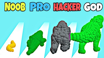 NOOB vs PRO vs HACKER vs GOD in Animal Clash