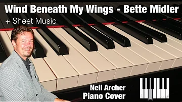 The Wind Beneath My Wings - Bette Midler - Piano Cover + Sheet Music