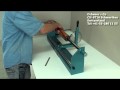 foil cutter machine operation folienschneidemaschine.mpg