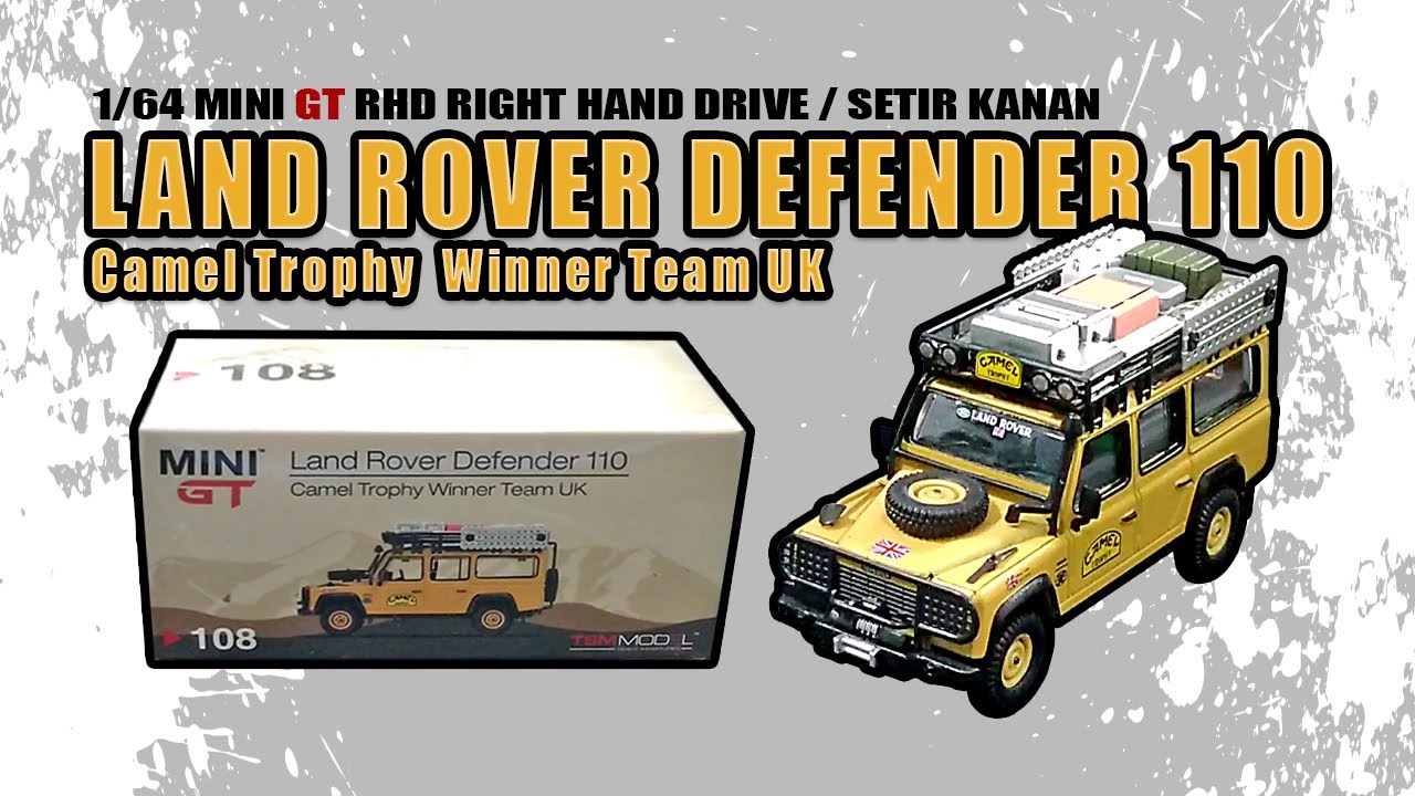 213 Land Rover Defender 110 Camel Trophy Winner Team Uk Mini Gt Youtube