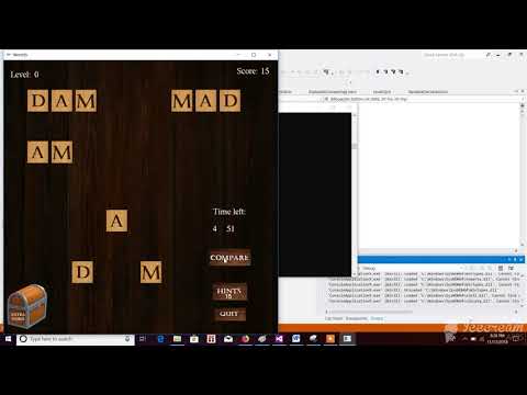 Wordify || Game made in iGraphics in C programming