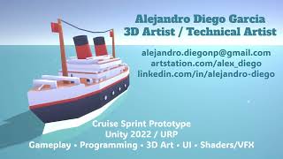 Cruise Sprint – Unity Game Prototype | Gameplay, 3D Art & Technical Art