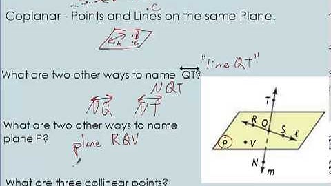GeoTrig - Week 1 - 1-2 Points Lines and Planes