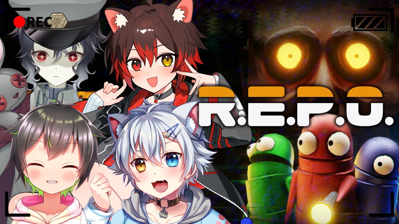 【R.E.P.O.】少年たちだけで、R.E.P.O.攻略‼️【七転び八起き黒猫/三途うさぎ/ぎんじろ/しょー】