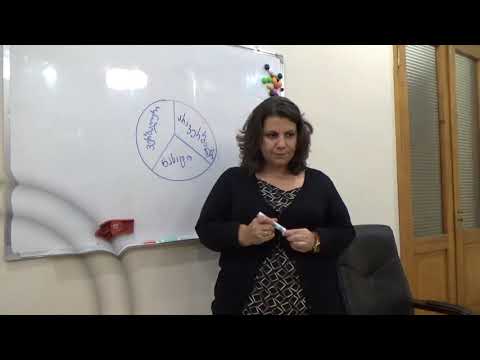 ნაწყვეტი ტრენინგიდან \"ბავშვის ნახატის დიაგნოსტიკა\"