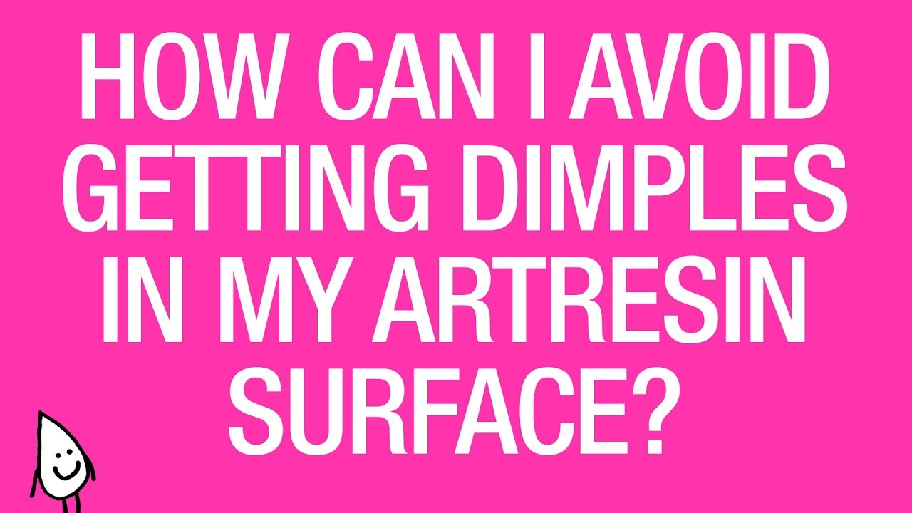 How Can I Avoid Dimples In My Epoxy Resin? - YouTube