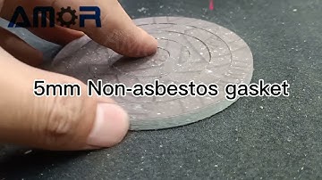 Production display of 5mm non-asbestos gasket|CNC gasket cutting machine