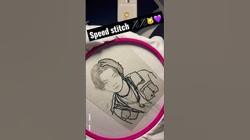 #DIY Yoongi Embroidery Speed Stich #embroidery #short #agustd #handmade #craftideas