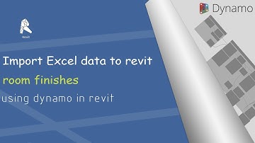 Import Excel data to revit room finishes using dynamo