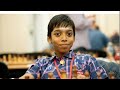 Battle of two brilliant young chess master