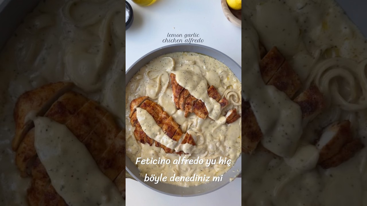Fettucini Alfrero Makarna Tarifi 🍝