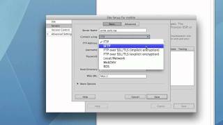 Defining a Site in Dreamweaver CS5.5