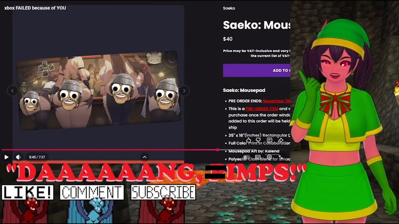 Реакция Они-Чана на FLEEKAZOID: Xbox FAILED из-за тебя