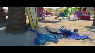 Rio Volleyball Beach Scene With Cartoon Sound Effects