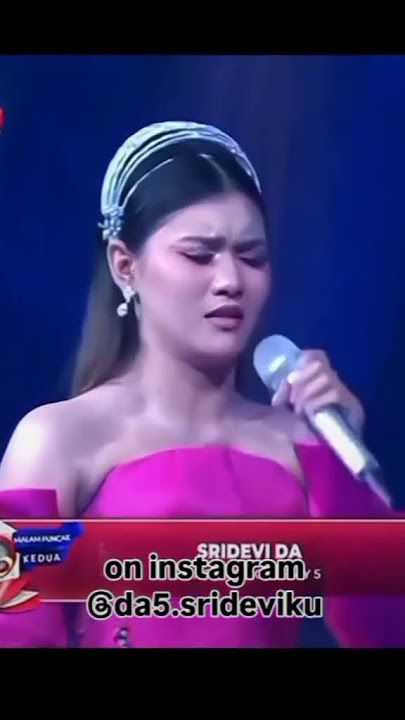 Nada tinggi Sridevi dikonser Indosiar malam puncak kedua #sridevi #adaramagic5 #indosiar