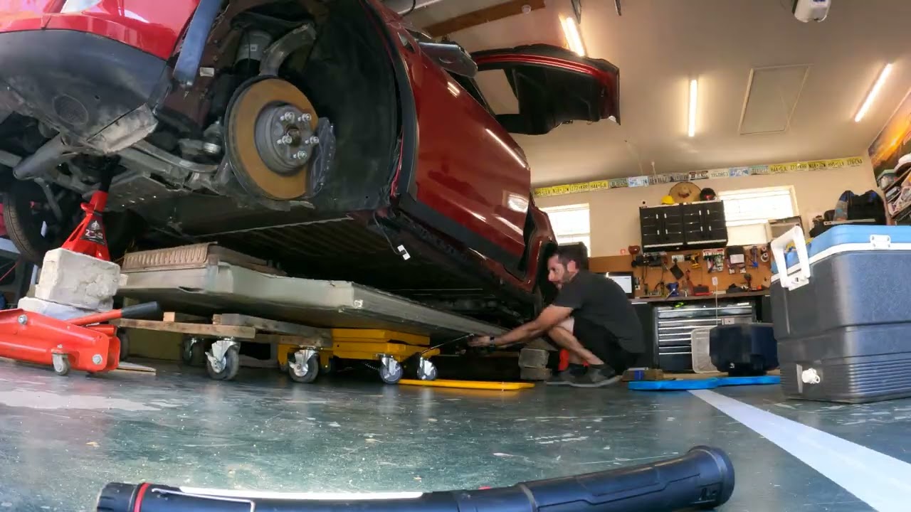 Removing Tesla Model X HV Battery