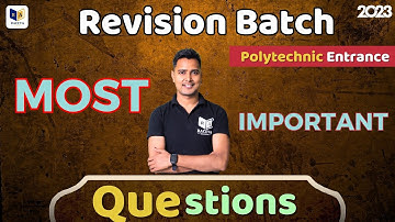 Polytechnic Entrance Exam Preparation | Revision Batch |  Mix Question | Mathematics by Er.Ashok Sir