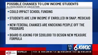 Possible changes on how Illinois counts of low-income students could affect funding