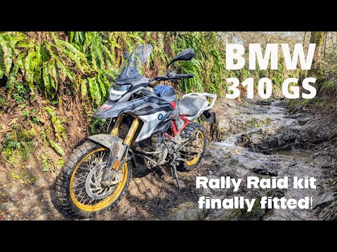 BMW 310 GS Rally Raid kit finally fitted!