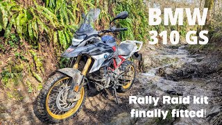 BMW 310 GS Rally Raid kit finally fitted!