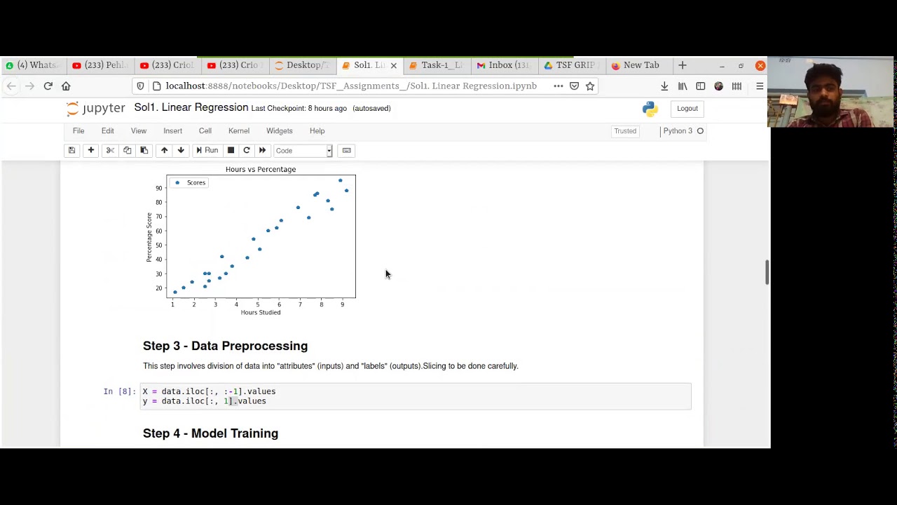 Simple Linear Regression || Task-1 || The Sparks Foundation - YouTube