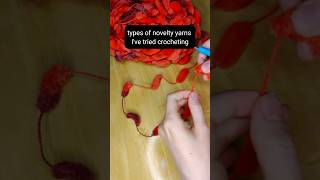 What it looks like to crochet with Novelty Yarn ?