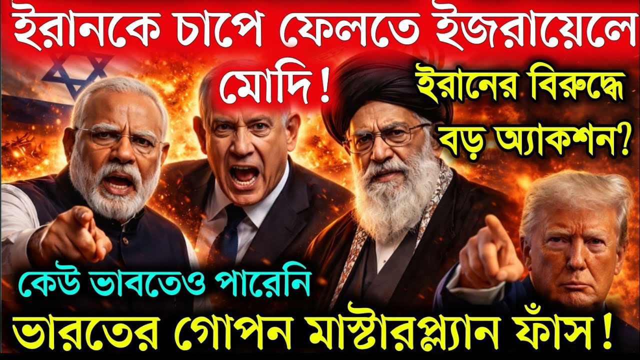 মধ্যপ্রাচ্যে আগুন: ইরানকে কড়া বার্তা ভারতের, তালিবান–পাকিস্তান উত্তেজনা চরমে | India Iran Tension