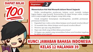 Answer Key for Indonesian Language Grade 12 Page 39