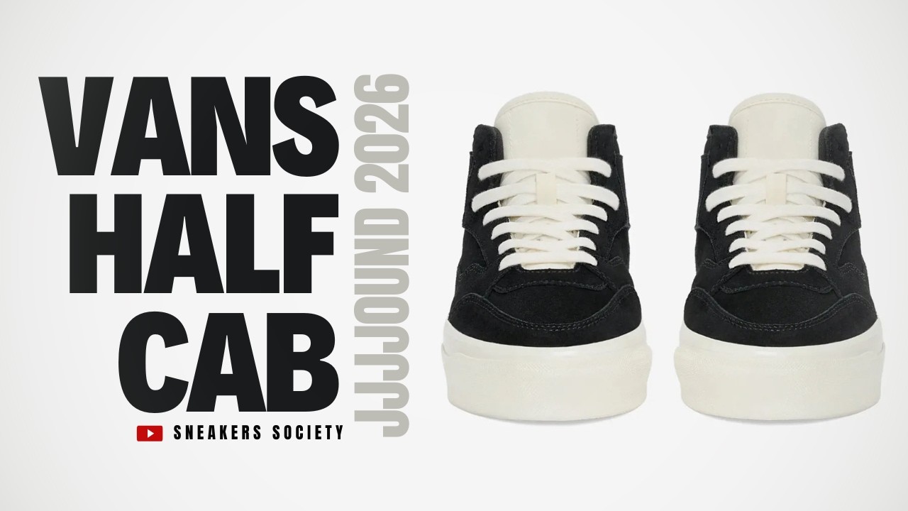BLACK 2026 JJJJound x Vans Half Cab | DETAILED LOOK + PRICE - YouTube