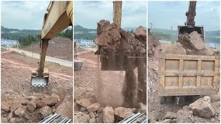 How To Excavators Load Soil Onto Trucks Professionally P194