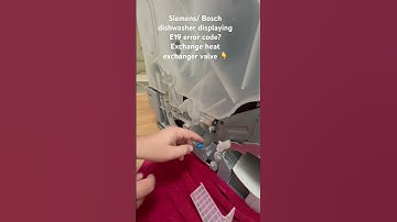 #e19 error code Siemens/ Bosch dishwasher? #boschservice  #appliancerepairservice #electronicrepair