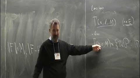 Charles Fefferman (Princeton) - "Interpolation and extension by smooth functions"
